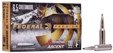 Federal Terminal Ascent 6.5 Creedmoor, 130 Gr, 20 Rds