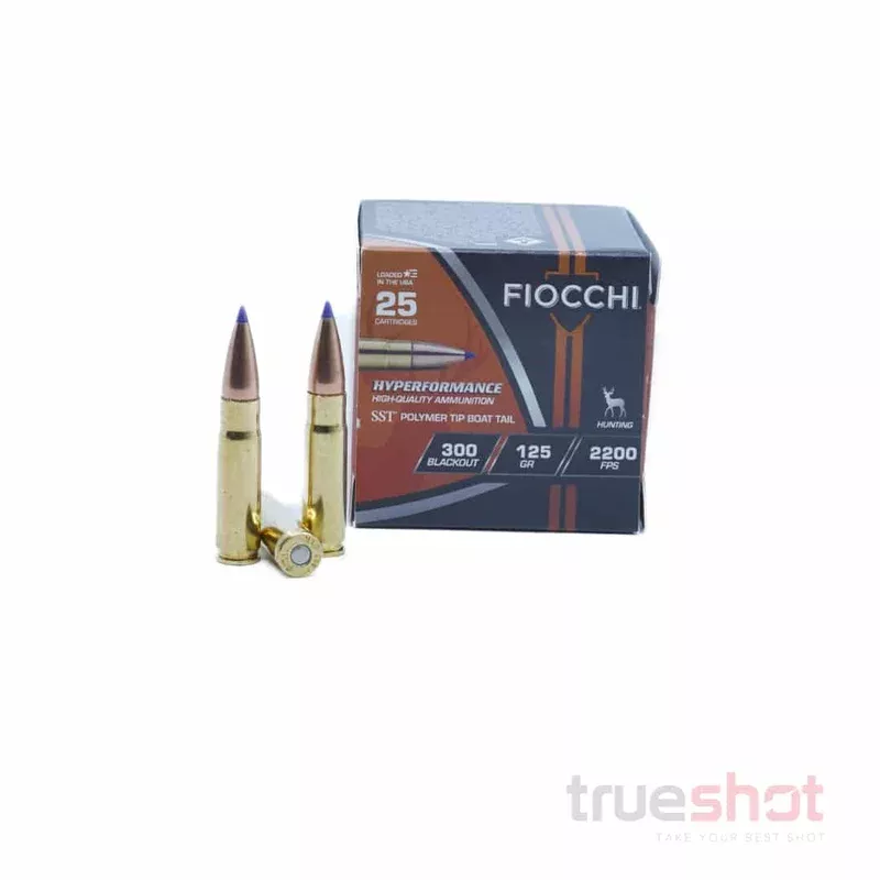 Fiocchi – 300 Blackout – 125 Grain – SST