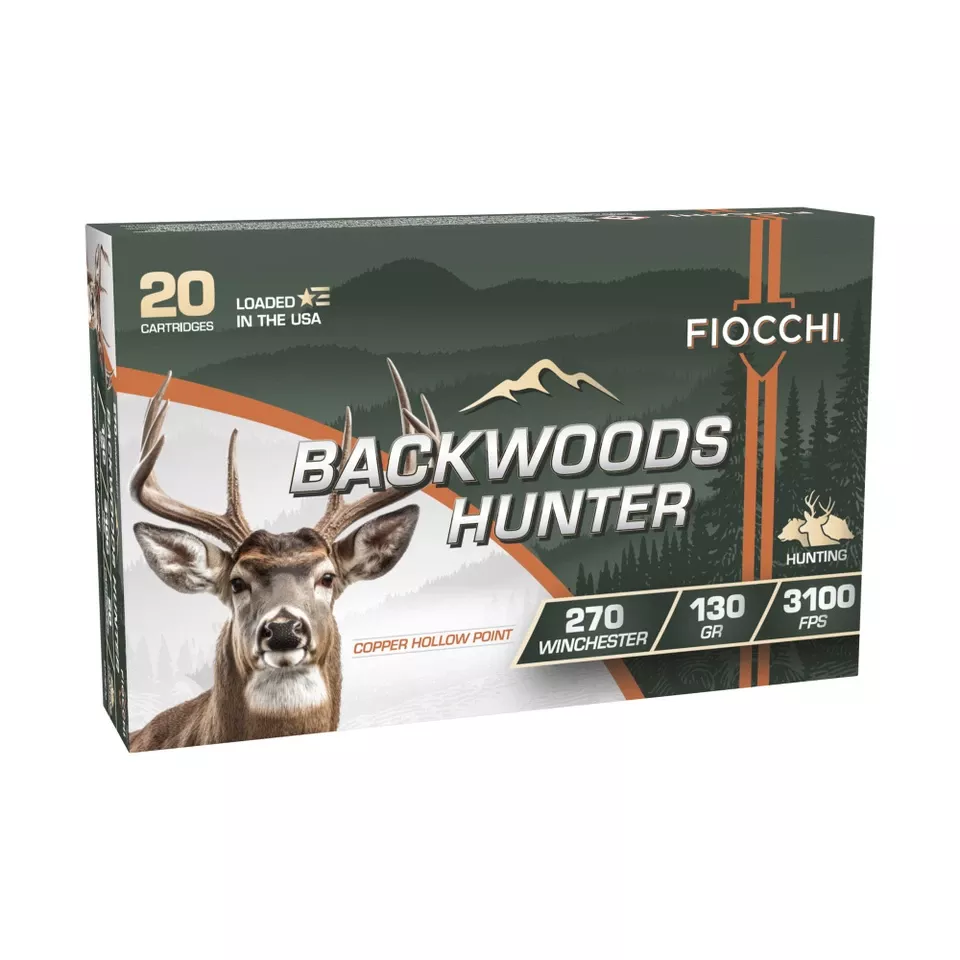 Fiocchi Backwoods Hunter .270 Win 130gr Copper 20rd