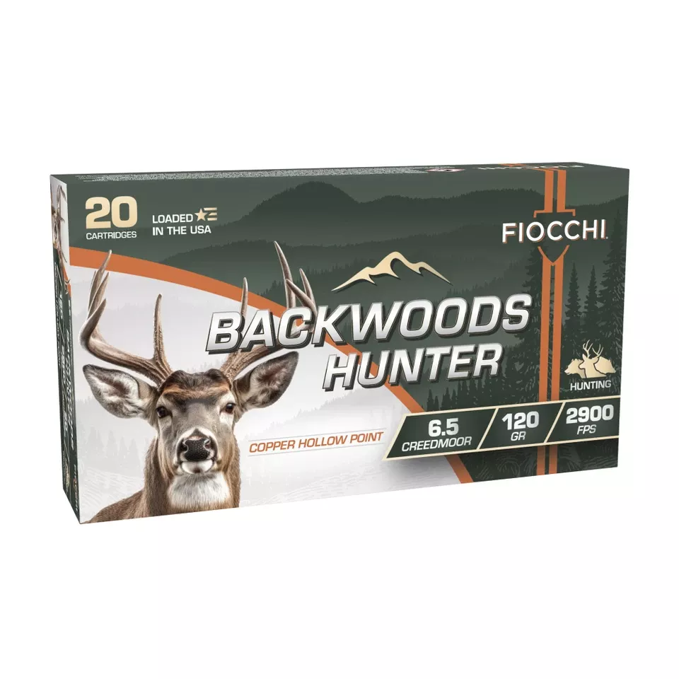 Fiocchi Backwoods Hunter 6.5 Creedmoor 120gr 20rd