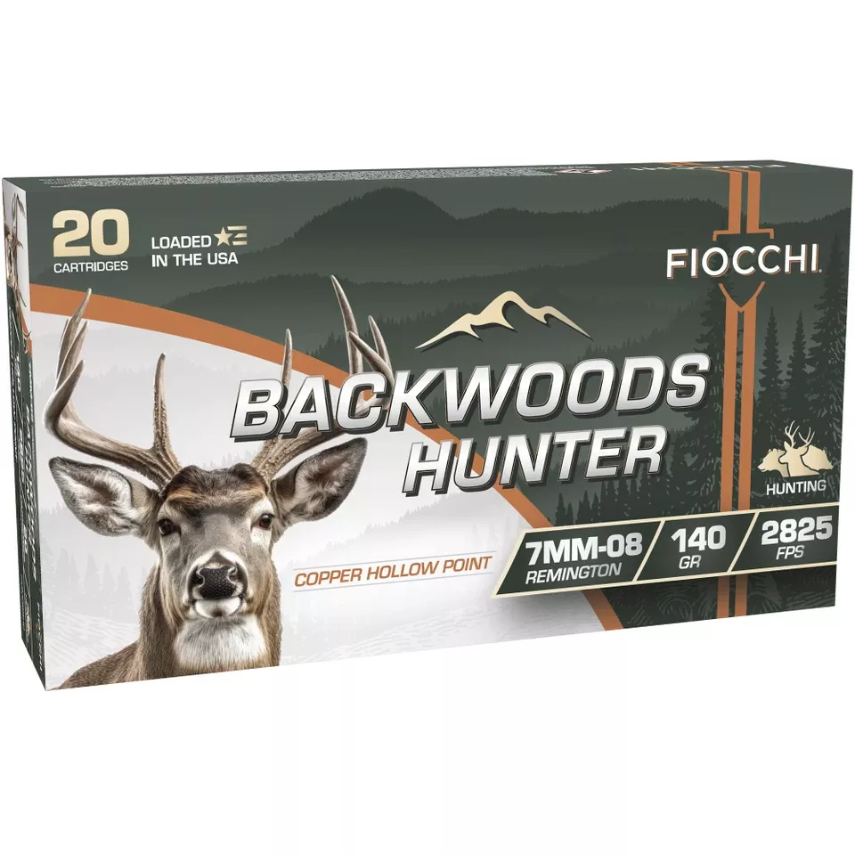 Fiocchi Backwoods Hunter 7mm-08 140gr Copper 20rd
