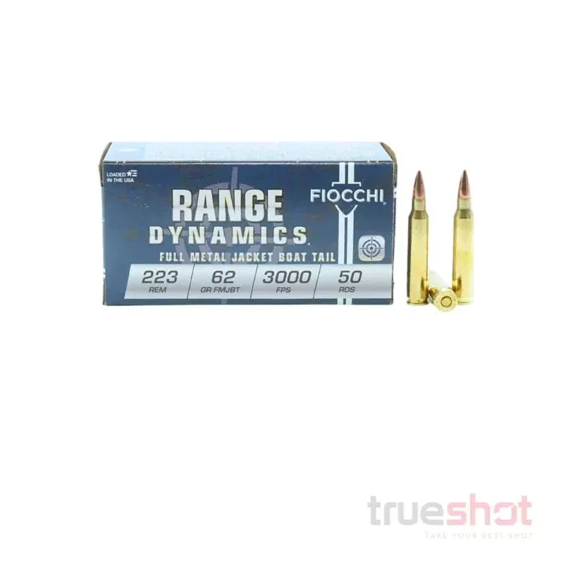 Fiocchi – Range Dynamics – 223 Rem – 62 Grain – FMJBT