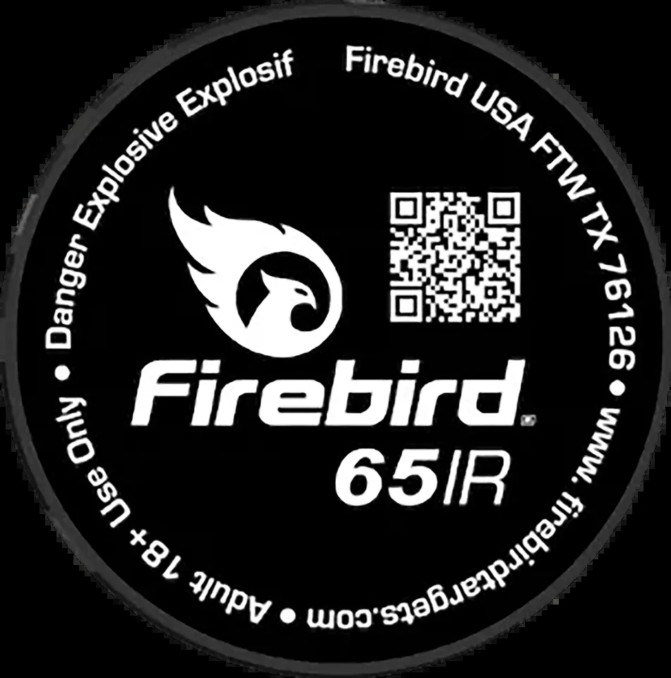 Firebird USA 65IR Static White Smoke Firearm Targets - 10 Pack