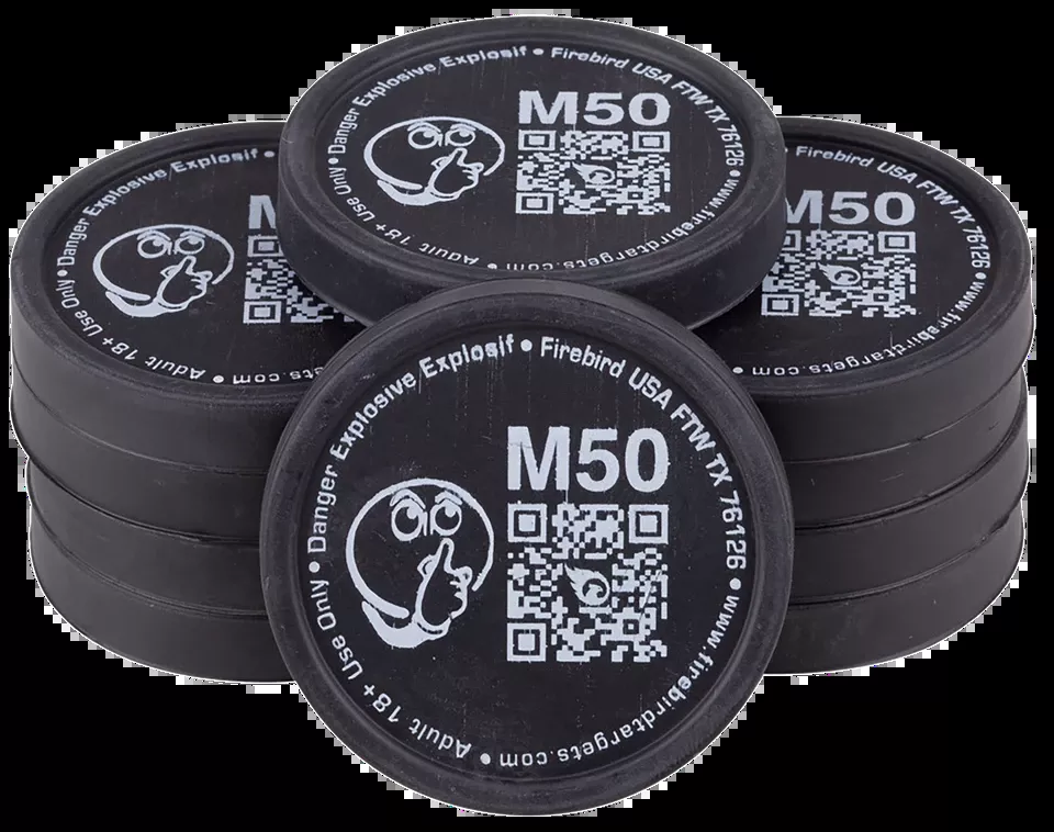 Firebird USA M50 Low Noise Firearm Target Pack - 10 Count