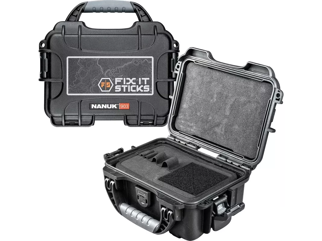 Fix It Sticks Works Empty Hardcase with Panels and Bit Holders