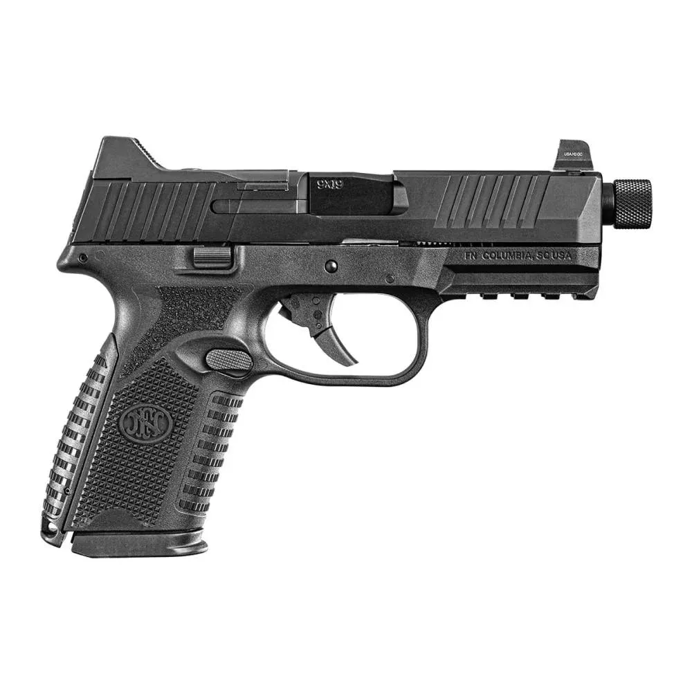 FN 509M Tactical Bundle Handgun 9mm Luger 10rd (5) Magazines 4.5″ Threaded Barrel Black Optics Ready