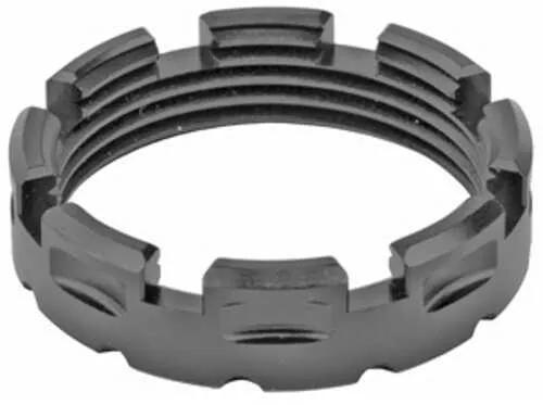 Fortis Manufacturing Inc. Castle Nut Black AFALSEdized Finish Mil Spec