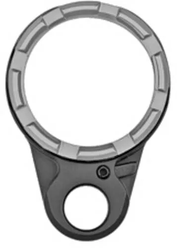 Fortis Manufacturing Inc. Light Weight K2 Castle Nut and End Plate Black and Gray AFALSEdized Finish