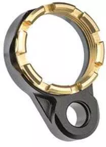 Fortis Manufacturing Inc. Lightweight Enhanced AR15 End Plate K1 System (Tapered) Castle Nut Black Finish