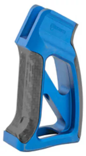 Fortis Manufacturing Inc. Torque Pistol Grip Blue AFALSEdized Finish with Carbon Fiber Fits AR Rifles