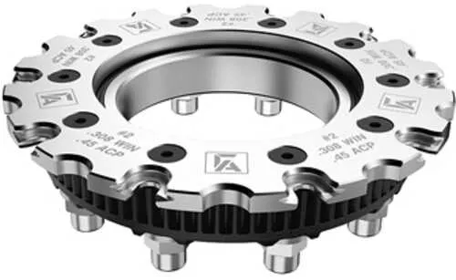 Frankford Arsenal Shell Plate #2 | 308 Winchester/45ACP | Fits X-10 Progressive Press | Stainless Steel | 1135902