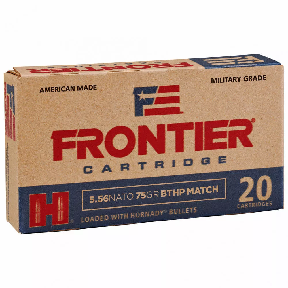Frontier 556 75gr Boat Tail Hollow Point Match 20 /5