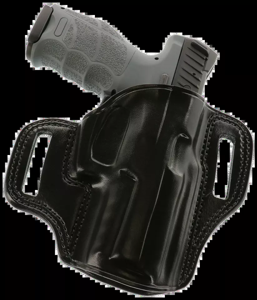 Galco CM854B Combat Master OWB Black Leather Holster for HK VP9 - Right Handed