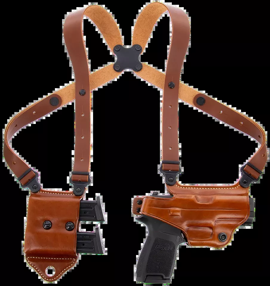 Galco Miami Classic II Shoulder Holster System in Tan Leather