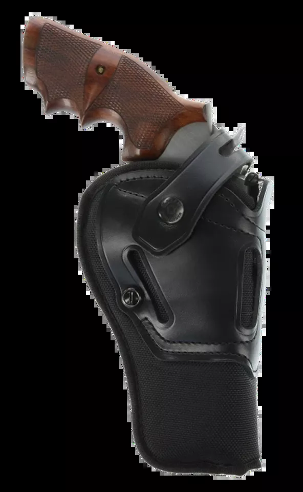 Galco SR86B Switchback OWB Black Leather Holster for S&W X Frame 500/Taurus Raging Bull 6.50" Barrel Ambidextrous