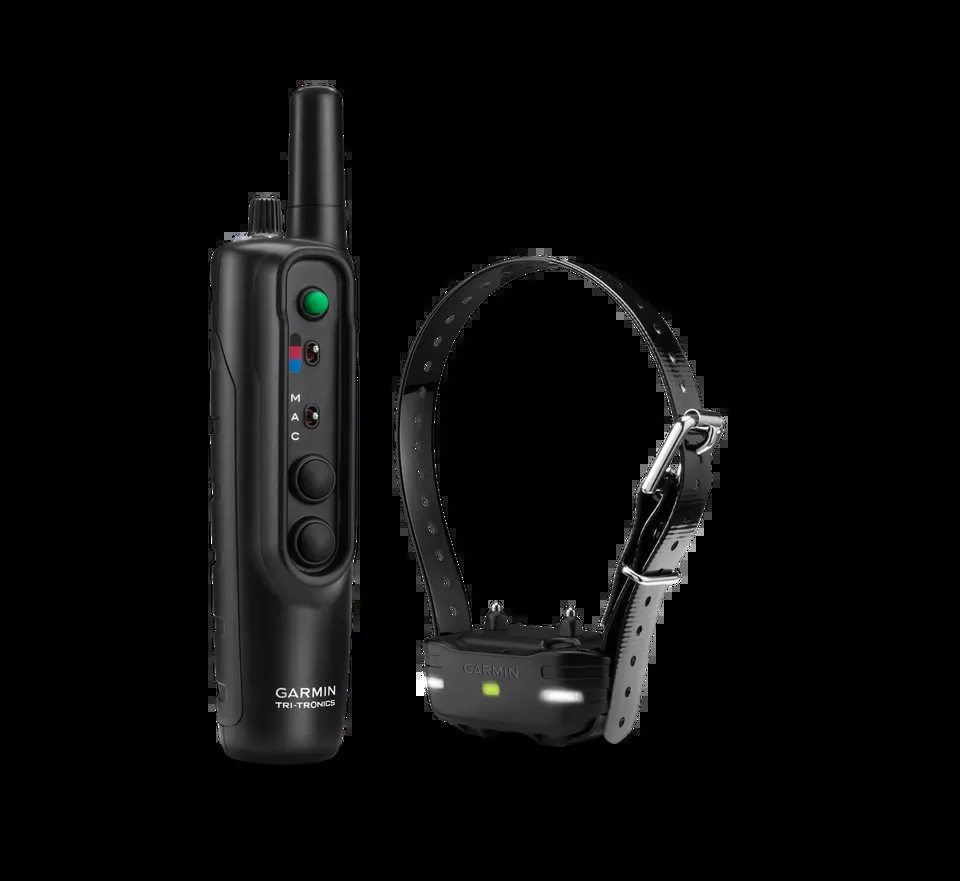 Garmin Pro 550 Bundle: Handheld with BarkLimiter & Tri-Tronics Collar for Up to 3 Dogs, 1 Mile Range
