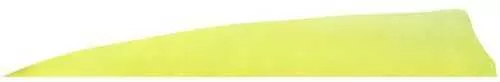 Gateway Feather Shield Cut Feathers Flo Yellow 4 in. RW 100 Pk. Model: 400RSSFY-100