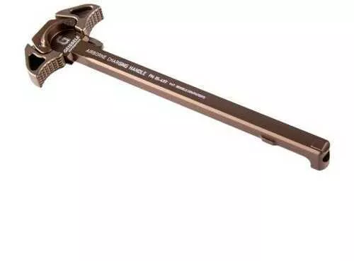 Geissele Automatics Airborne Charging Handle Low Profile Lever Design 7075-T6 Aluminum Ambidextrious Black Finish 05-497