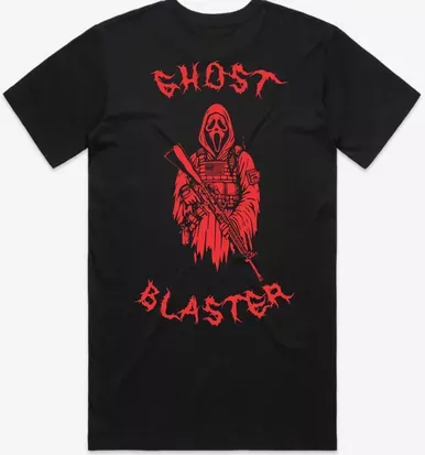 Ghost Blaster Shirt | Apparel | Black