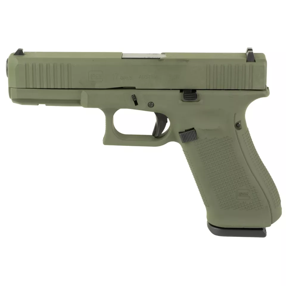 GLOCK 17 Gen5 9mm 17-Round OD Green Pistol