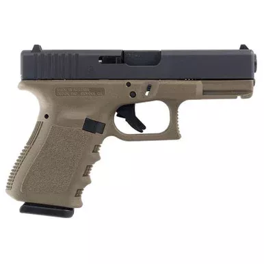 Glock 19 Gen 3 9mm Luger Pistol 4.02″ Barrel 10+1 Rounds OD Green