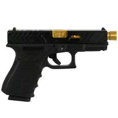 Glock 19 Gen 3 9mm Luger Pistol 4.6″ Threaded Barrel 15+1 Round Gold Barrel