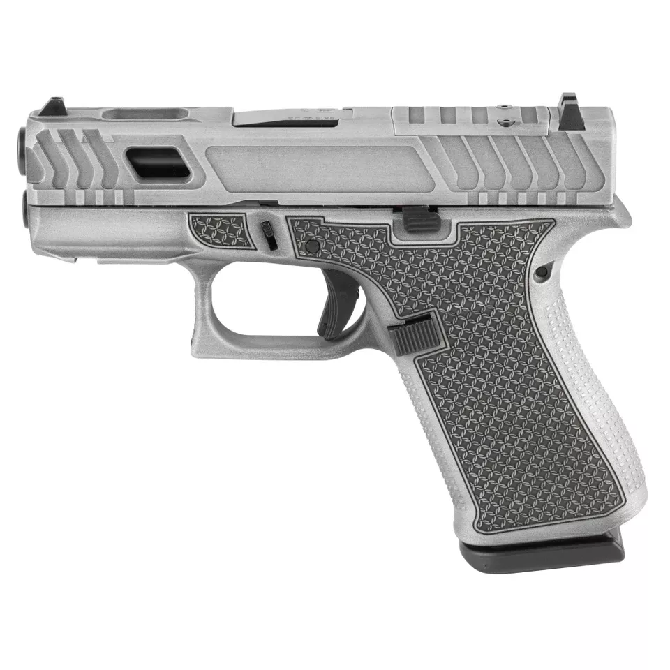 GLOCK 43X HOTH 9MM 10-Round Black/White Grey