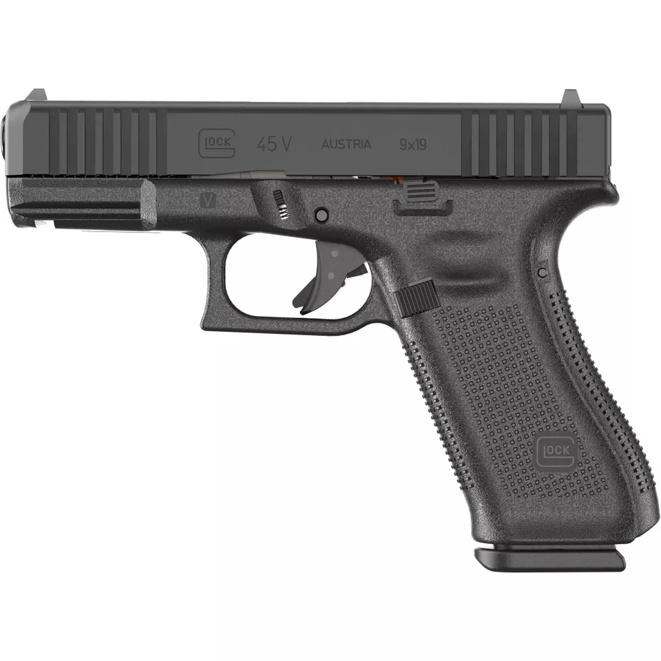 Glock 45 V Series 9mm 17rd 3 Mags Front Serrations