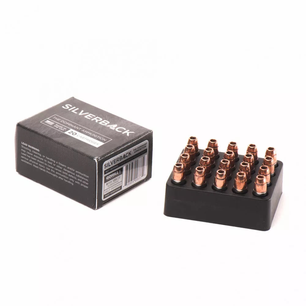 Gorilla Silverback 9mm 135gr 20 /200