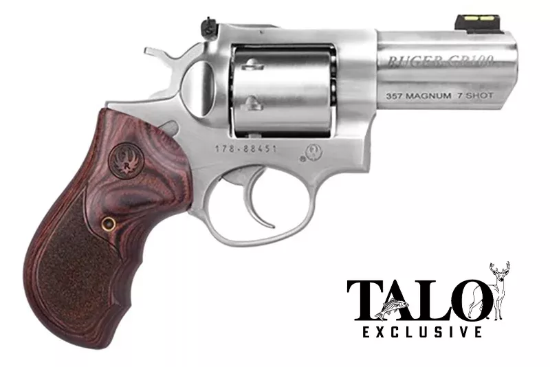 GP100 357Mag 3″S Wood Grip TALO
