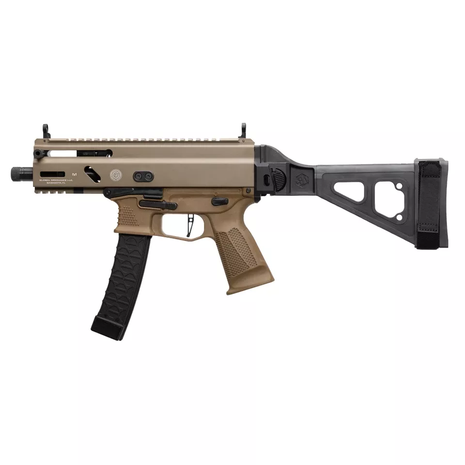 Grand Power Stribog SP9A3S 9mm 5" 30rd FDE Brace