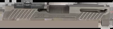 Grey Ghost Precision V1 Slide Sig P320 Compact RMR, DeltaPoint Pro Cut Stainless Steel Gray