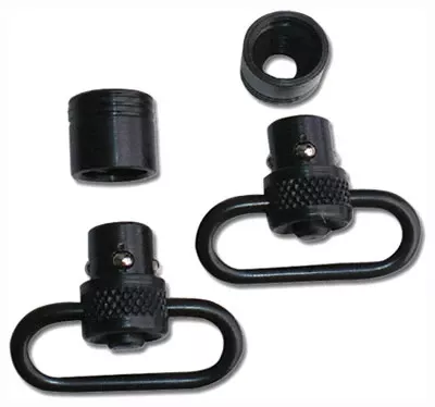 GrovTec Black 1" Push Button Swivel Set - 2 Pack
