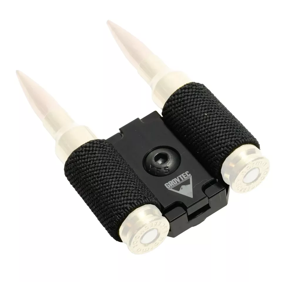 GrovTec GTAC341 M-LOK 2-Round Rifle Ammo Holder Black