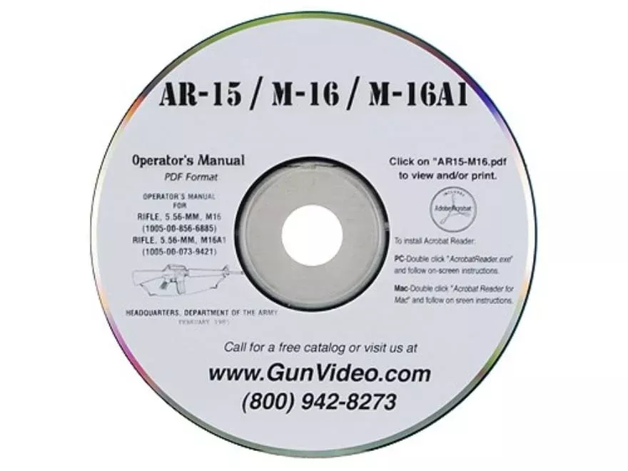 Gun Video “AR-15 Operators Manual” CD-ROM