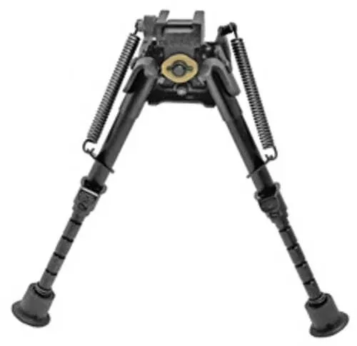 Harris Bipods S-BRMP Sb RMP Made Of Steel/Aluminum With Black AFALSEdized Finish 6-9" Vertical Adjustment FALSEtched Legs