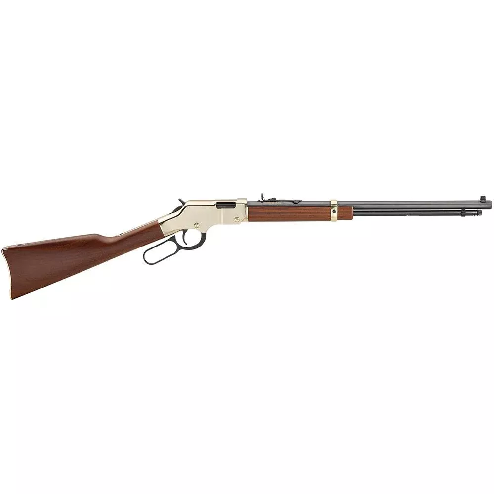 Henry Golden Boy Lever Action Rifle .22 LR 16rd Capacity 20″ Octagon Blued Steel Barrel Walnut Stock