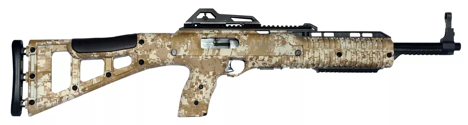 Hi-Point 4595TSDD 4595TS Carbine 45 ACP 9+1 17.50″ Threaded Barrel, Desert Digital Camo Metal Finish, Desert Digital Camo Skeletonized Stock & Polymer Grip