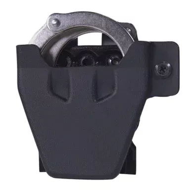 High Speed Gear Uniform Line Hinged Handcuff Pouch Black