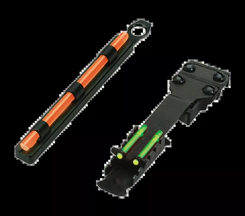 HiViz TB2004 TomBuster II Turkey Sight Combo - Green/Orange Front