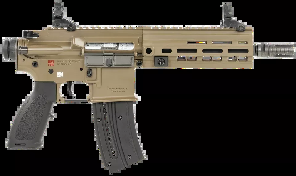HK 81000530 416 Sports South Exclusive .22 LR Pistol with FDE Finish and M-LOK Rail