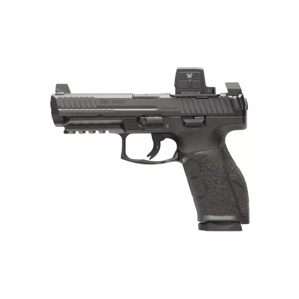 HK VP9A1 F 9mm 4.5" 10rd Optics Ready Black Matte