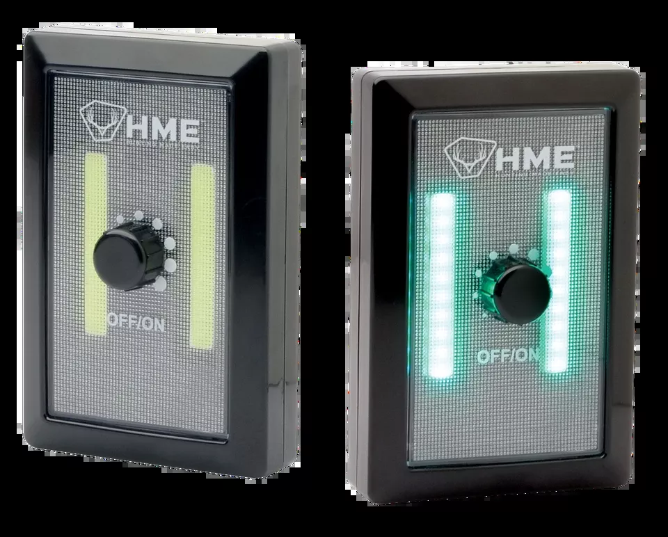 HME COBGWS LED Wall Switch - Black ABS Plastic, 200 Lumens, Green Light