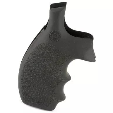 Hogue Bantam Grips S&W K or L Frame Round Butt Rubber Black