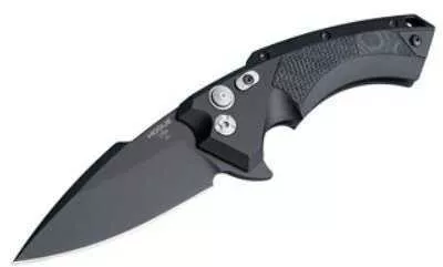 Hogue Grips X5 Folding Knife CPM154 / Black Plain Folder Spear Point 3.5" Aluminum G-Mascus G10 Insert 34579