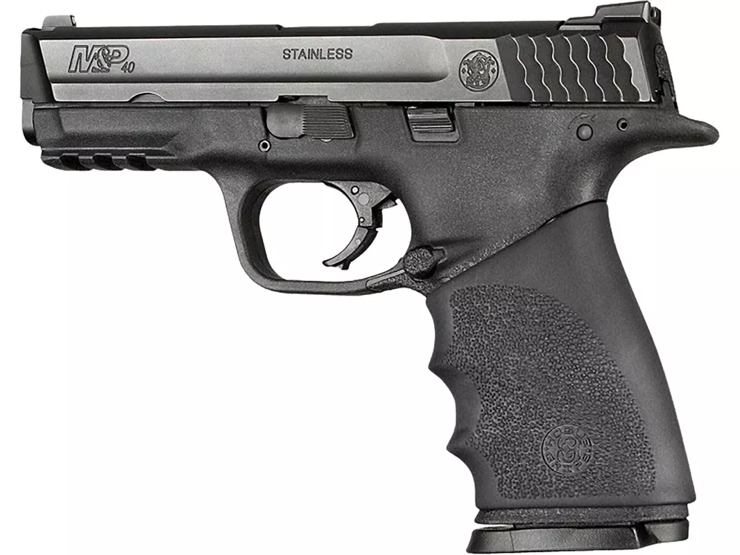 Hogue Handall Slip On Grip Sleeve for S&W M&P 9mm Luger, 357 Sig, 40 S&W Full Size Pistols Black