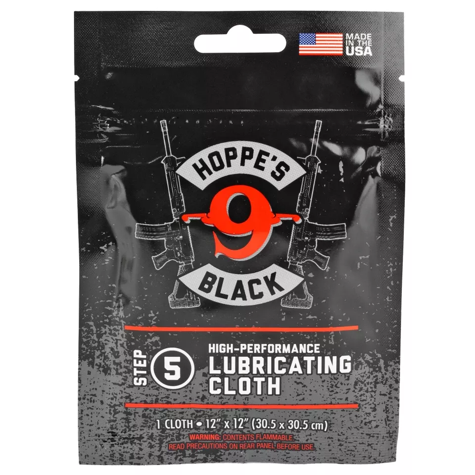 Hoppes Black Lubricating Cloth: Premium Care for Firearms and Tools
