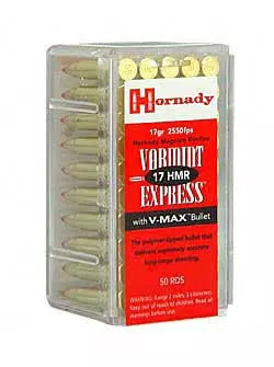 Hornady 17hmr 17gr V-Max 50 /2000