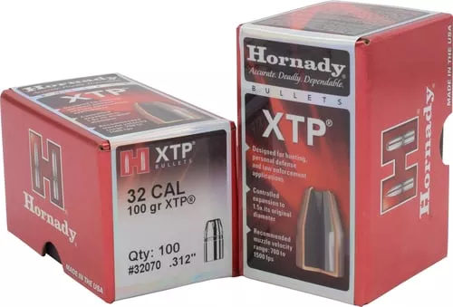 Hornady 32070 XTP32 Cal .312 100 gr Hollow Point 100 Per Box/ 25 Case