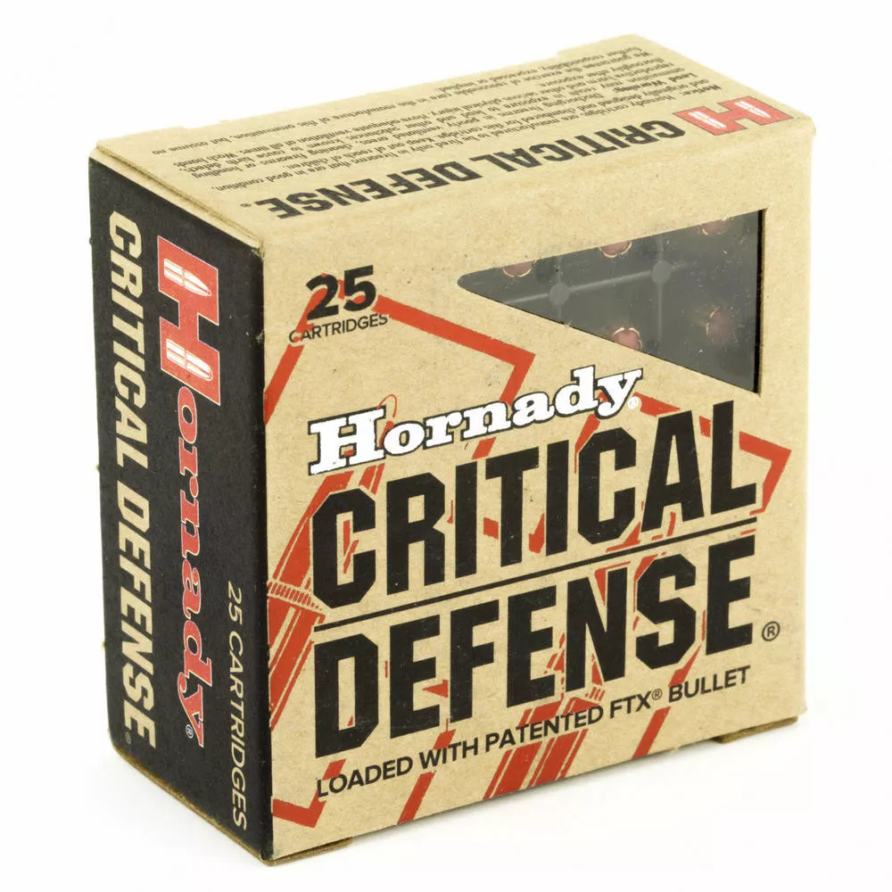 Hornady 380ACP 90 Grain Crt Dfnse 25 /250